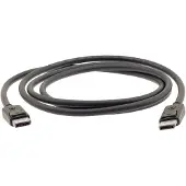 Kramer C-DP, 15,2 meter, DisplayPort, DisplayPort, Samec, Samec, Zwart