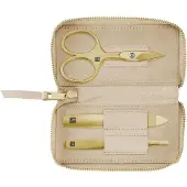 Zwilling Premium gold leren etui Beige 3-delige Manicureset 3 st