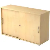 Hjh OFFICE PRO BETA 1752S - Esdoorn Hoogte van de map | 2 OH Schuifwandkast Metalen handgreep