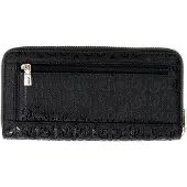 GUESS portemonnee Stacey SLG Zip Around Wallet Black zwart