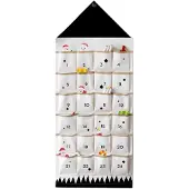 Merkloos Omgoods - Herbruikbare Adventskalender met 24 Compartimenten