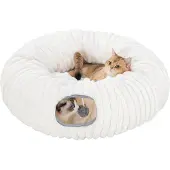 Merkloos Omgoods - Katten Tunnel met Centrale Kussen