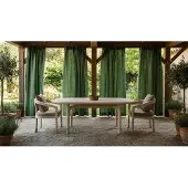 AEA Robuster Beiger Gartentisch Exklusive Terrassentische Holztische