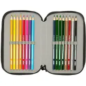 Safta Graffiti Zone 12.5x19.5x5.5 Cm Triple Etui