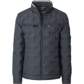 Casa Moda Regular Fit Gewatteerd jack antraciet, Effen