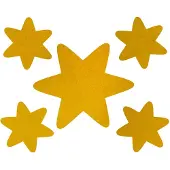 Avery Zweckform Star Stickers Z-Design 56920 Goud 150 stickers op 1 rol