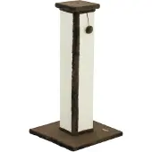 PawHut Cat Scratching Post-Spanplatte, Sisal-41 x 41 x 81 cm-Braun