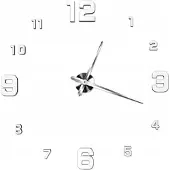 Martom TG60137-1 Wandklok, zilverkleurig