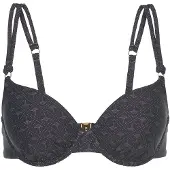 JOOP! Bikinitop 'Diamond Cornflower' antraciet
