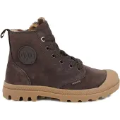 Palladium - Dameslaarzen - Pampa Hi Zip Wl Wild W Dark Cocoa voor Dames - Maat 38 - Bruin