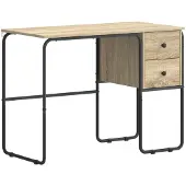 Syfax Bureau met opbergruimte, Sonoma-eikenhout, 100 x 50 x 75 cm