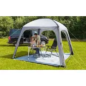 Merkloos Paviljoenteppich 3x3m met Draagtas voor Camping
