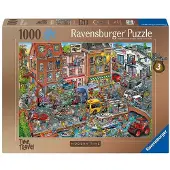Ravensburger Ray's Comic Series - Time Travel 3 - Modern Time - 1000 stukjes Legpuzzel