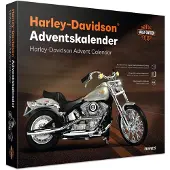 Sonstige Verlage 67284 - Adventskalender Harley-Davidson - Modelbouwpakket op schaal 1:43, inclusief geluidsmodule en een begeleidend boek van 52 pagina's