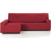 Martina Home ligbed met armleuning, links, rood