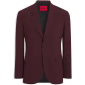 HUGO Modern-fit blazer van stretchmateriaal Maat 48