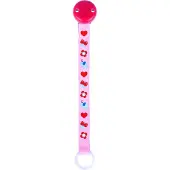 Heimess Fopspeenketting Olifant Roze 21,5cm
