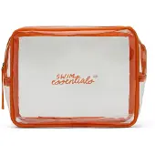 Swim Essentials Cosmetische Tas - Transparant Oranje - Groot - UNI