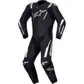 Alpinestars Missile v3, leren pak, 1 stuk. ,Zwart/Wit ,46
