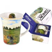 CARMANI Monet Klaprozen Mok - 350 ml Porselein