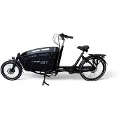 Vogue Carry 2 Elektrische Bakfiets - Mat Zwart - 50 cm