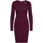 ONLY Gebreide jurk 'ONLFlou' bordeaux