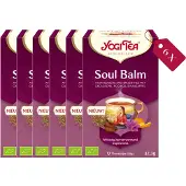 Yogi tea Soul Balm - Biologische Kruidenthee met Sinaasappel, Vanille en Kaneel voor Warmte en Comfort - Tray van 6 Stuks