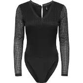 ONLY Shirt body 'ONLAYA' zwart