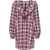 ONLY Blousejurk 'ONLNimu' bourgogne / wit