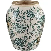 Clayre & Eef Vaas Beige Keramiek