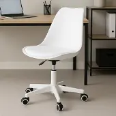 Bakaji bureaustoel, ergonomisch design, met verstelbare hoogte en gepolijst