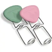 Light My Fire Grandpa's FireFork BIO 2 stuks, groen/roze 2023 Camping kookgerei
