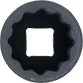 Bgs Kracht dopsleuteldop twaalfkant 1/2 27 mm