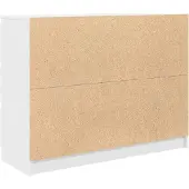 vidaXL Dressoir 100x35x76 cm spaanplaat wit