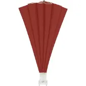 vidaXL Terrasscherm inklapbaar 160 cm terracottakleurig