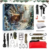 Sonstiges Adventskalender: Overlevingskit met 24 gereedschappen, cadeau voor mannen