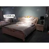 AEA Klassiek design, barok, antiek stijl, bed, tweepersoonsbed, Chesterfield, model A175