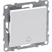 Legrand Drukknop met belpictogram, wit