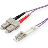 Roline LC/SC OM4, 3 meter, LC-connector, SC-connector, mannelijk/mannelijk, 3 meter, 2,8 x 6 mm, PVC