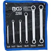 Bgs 2268 Tweezijdige ringsleutelset