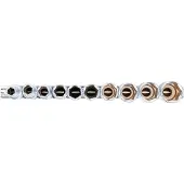 Bgs Doppenset zeskant, diep, aandrijving vierkant 12,5 mm (1/2") inch maten... (1/2")