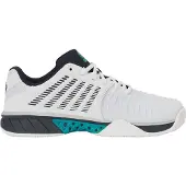 K-swiss Padelschoen Men Express Light 3 Padel White/Carbon/Baltic-Schoenmaat 42