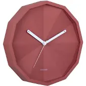 Karlsson Firenze Wandklok | Ø30.6cm | Burgundy rood