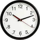 TFA-Dostmann TFA 98.1077 TFA Wanduhr 98.1077 weiß schwarz Kunststoff 4,6 x 30,0 cm