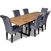 AEA Esstisch 6x Stühle Stuhl Esszimmer Set Essgruppe Tisch Tische 8tlg Garnitur