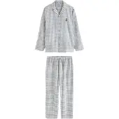 Next Pyjama lang grijs / grijs gemêleerd / wit