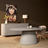 Starfurn Eettafel Solana 210cm Ovaal Taupe