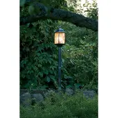 Konstsmide Tuinlamp Milano 115cm Zwart Zilver Gevlamd