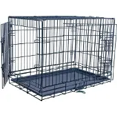 Gebr. De Boon Draadkooi 2-deurs zwart nr. 1 60x43x52 cm