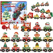 Sonstiges Adventskalender 2025, hout, trein, magnetisch, kerst, voor kinderen